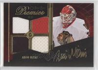 Autographed Quad Rookie Memorabilia - Antti Niemi #/299