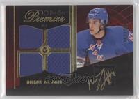 Autographed Quad Rookie Memorabilia - Michael Del Zotto #/299