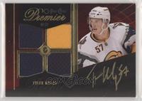 Autographed Quad Rookie Memorabilia - Tyler Myers #/299