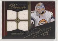 Autographed Quad Rookie Memorabilia - Jhonas Enroth #/299