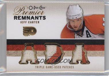 2009-10 O-Pee-Chee Premier - Premier Remnants Triple - Patch #PRT-JC - Jeff Carter /25