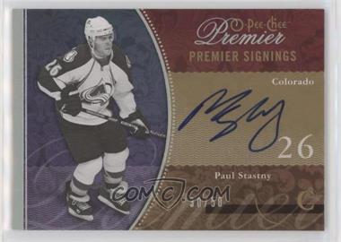 2009-10 O-Pee-Chee Premier - Premier Signings #PS-PS - Paul Stastny /50