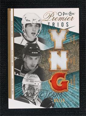 2009-10 O-Pee-Chee Premier - Trios - Patch #3J-TVD - James van Riemsdyk, Matt Duchene, John Tavares /15