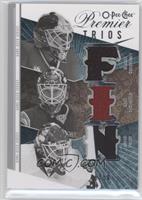 Miikka Kiprusoff, Kari Lehtonen, Antti Niemi #/50