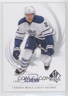 2009-10 SP Authentic - [Base] #2 - Luke Schenn