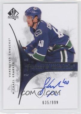 2009-10 SP Authentic - [Base] #208 - Autographed Future Watch - Michael Grabner /999