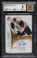 Autographed Future Watch - Brad Marchand [BGS 9 MINT] #/999