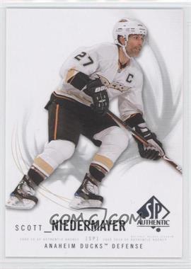 2009-10 SP Authentic - [Base] #77 - Scott Niedermayer