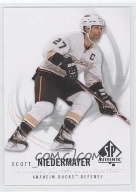 2009-10 SP Authentic - [Base] #77 - Scott Niedermayer