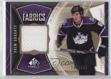 2009-10 SP Game Used Edition - Authentic Fabrics - Gold #AF-DD - Drew Doughty /100 [Noted]