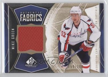 2009-10 SP Game Used Edition - Authentic Fabrics - Gold #AF-GR - Mike Green /100