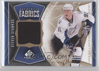 2009-10 SP Game Used Edition - Authentic Fabrics - Gold #AF-SS - Steven Stamkos /100