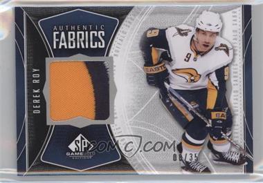 2009-10 SP Game Used Edition - Authentic Fabrics - Patches #AF-DR - Derek Roy /35