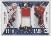 Jonathan Toews, Brian Campbell #/100