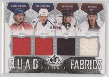 2009-10 SP Game Used Edition - Authentic Fabrics Quad #AF4-ROCB - Alexander Ovechkin, Nicklas Backstrom, Mike Richards, Jeff Carter /10