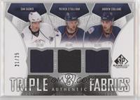 Sam Gagner, Patrick O'Sullivan, Andrew Cogliano #/25