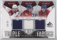 Tomas Plekanec, Andrei Markov, Mike Cammalleri #/25