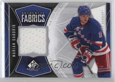 2009-10 SP Game Used Edition - Authentic Fabrics #AF-MG - Marian Gaborik [Noted]