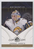 Authentic Rookies - Jhonas Enroth #/50