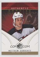 Authentic Rookies - Matthew Corrente #/50