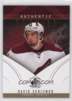 Authentic Rookies - David Schlemko #/50