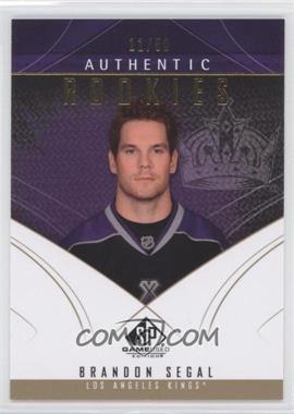 2009-10 SP Game Used Edition - [Base] - Gold #181 - Authentic Rookies - Brandon Segal /50