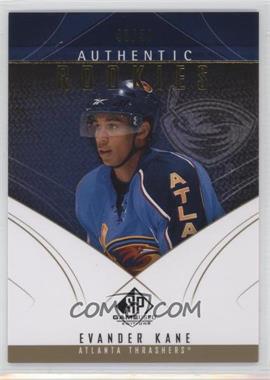 2009-10 SP Game Used Edition - [Base] - Gold #196 - Authentic Rookies - Evander Kane /50