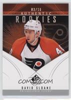 Authentic Rookies - David Sloane #/10