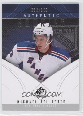 2009-10 SP Game Used Edition - [Base] #134 - Authentic Rookies - Michael Del Zotto /699