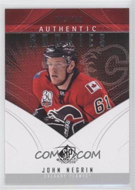 2009-10 SP Game Used Edition - [Base] #147 - Authentic Rookies - John Negrin /699