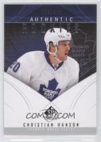 Authentic Rookies - Christian Hanson #/699