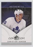 Authentic Rookies - Christian Hanson #/699