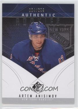 2009-10 SP Game Used Edition - [Base] #185 - Authentic Rookies - Artem Anisimov /699