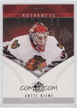 2009-10 SP Game Used Edition - [Base] #194 - Authentic Rookies - Antti Niemi /99
