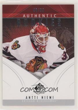 2009-10 SP Game Used Edition - [Base] #194 - Authentic Rookies - Antti Niemi /99