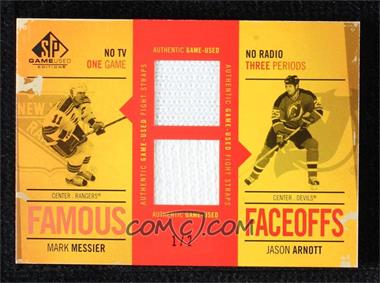 2009-10 SP Game Used Edition - Famous Faceoffs #FSC-MA - Mark Messier, Jason Arnott /2