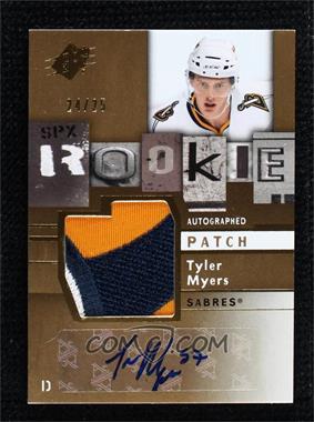 2009-10 SPx - [Base] - Spectrum #166 - Rookie Autographed Jersey - Tyler Myers /25