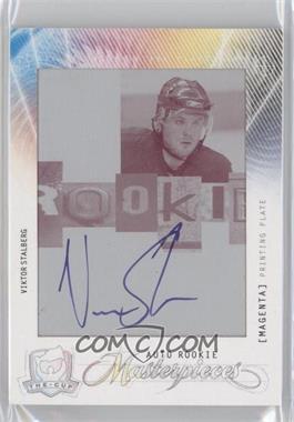 2009-10 SPx - [Base] - The Cup Framed Printing Plate Magenta #MAS-171 - Rookie Autographed Jersey - Viktor Stalberg /1