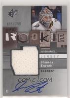 Rookie Autographed Jersey - Jhonas Enroth #/799