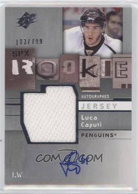 2009-10 SPx - [Base] #159 - Rookie Autographed Jersey - Luca Caputi /799