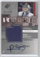 Rookie Autographed Jersey - Riku Helenius #/799
