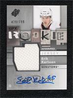 Rookie Autographed Jersey - Erik Karlsson #/799