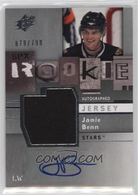 2009-10 SPx - [Base] #168 - Rookie Autographed Jersey - Jamie Benn /799
