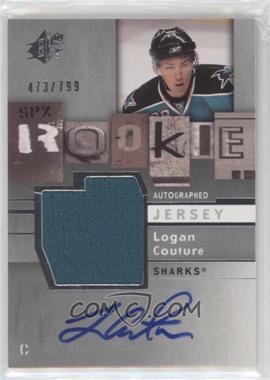 2009-10 SPx - [Base] #169 - Rookie Autographed Jersey - Logan Couture /799