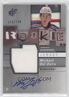 Rookie Autographed Jersey - Michael Del Zotto #/799