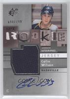Rookie Autographed Jersey - Colin Wilson #/799