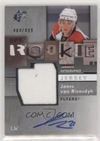 Rookie Autographed Jersey - James van Riemsdyk #/499