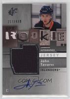 Rookie Autographed Jersey - John Tavares #/499