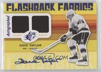 Autographed Flashback Fabrics - Dave Taylor