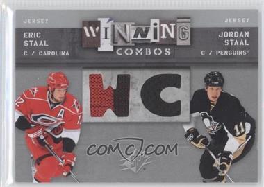 2009-10 SPx - Winning Combos #WC-SS - Eric Staal, Jordan Staal